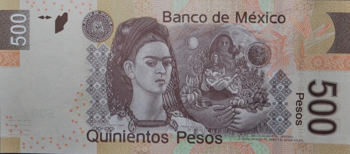 Back of Mexico p126ax: 500 Pesos from 2015