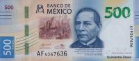 p133a from Mexico: 500 Pesos from 2017