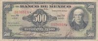 p51e from Mexico: 500 Pesos from 1955