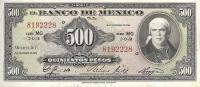 p51l from Mexico: 500 Pesos from 1961