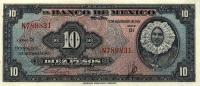 Gallery image for Mexico p53a: 10 Pesos