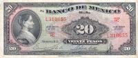 p54f from Mexico: 20 Pesos from 1958