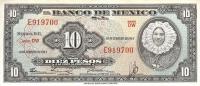 Gallery image for Mexico p58a: 10 Pesos