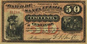 pS190a from Mexico: 50 Centavos from 1875