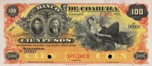 pS199s from Mexico: 100 Pesos from 1898 pS199s from Mexico: 100 Pesos from 1898