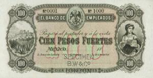 pS204E from Mexico: 100 Pesos Fuertes from 1800