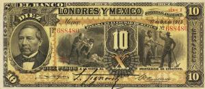 pS234e from Mexico: 10 Pesos from 1889