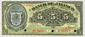 pS320s from Mexico: 5 Pesos from 1902