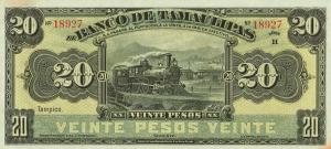 pS431r from Mexico: 20 Pesos from 1902