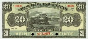 pS431s from Mexico: 20 Pesos from 1902