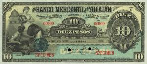 pS454s from Mexico: 10 Pesos from 1900
