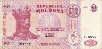 p14b from Moldova: 50 Leu from 2002