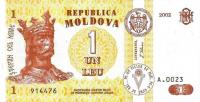 p8e from Moldova: 1 Leu from 2002