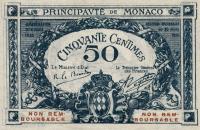 p3s from Monaco: 50 Centimes from 1920