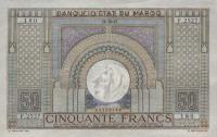 p21 from Morocco: 50 Francs from 1936