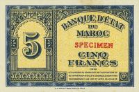 p24s from Morocco: 5 Francs from 1943