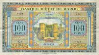 Gallery image for Morocco p27a: 100 Francs