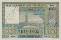 Gallery image for Morocco p47s: 1000 Francs