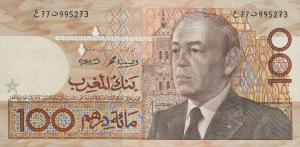 p65b from Morocco: 100 Dirhams from 1987