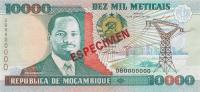 Gallery image for Mozambique p137s: 10000 Meticas