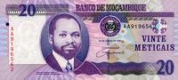 p143a from Mozambique: 20 Meticas from 2006