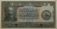p75s from Mozambique: 50 Escudos from 1938