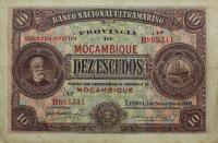p84a from Mozambique: 10 Escudos from 1941
