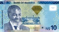 p11b from Namibia: 10 Namibia Dollars from 2013