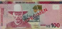 p14s from Namibia: 100 Namibia Dollars from 2012