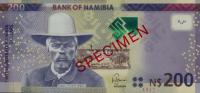 p15s1 from Namibia: 200 Namibia Dollars from 2012