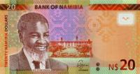 p17b from Namibia: 20 Namibia Dollars from 2018