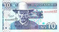p4c from Namibia: 10 Namibia Dollars from 2001