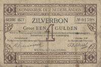 p13 from Netherlands: 1 Gulden from 1918