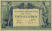 p35 from Netherlands: 10 Gulden from 1921