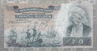 p55 from Netherlands: 20 Gulden from 1941