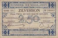 p7 from Netherlands: 2.5 Gulden from 1915