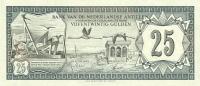p10b from Netherlands Antilles: 25 Gulden from 1972