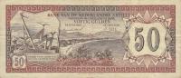 p11a from Netherlands Antilles: 50 Gulden from 1967