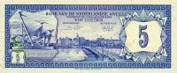 p15b from Netherlands Antilles: 5 Gulden from 1984