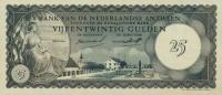 p3a from Netherlands Antilles: 25 Gulden from 1962