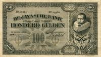 p73c from Netherlands Indies: 100 Gulden from 1929