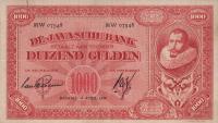 p77a from Netherlands Indies: 1000 Gulden from 1926