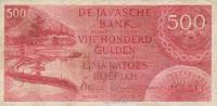 p95a from Netherlands Indies: 500 Gulden from 1946