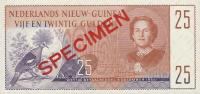 p15s from Netherlands New Guinea: 25 Gulden from 1954
