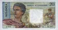 Gallery image for New Caledonia p50c: 20 Francs