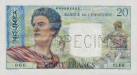 Gallery image for New Caledonia p50s: 20 Francs