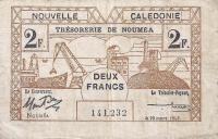 Gallery image for New Caledonia p56a: 2 Francs