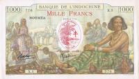 Gallery image for New Hebrides p14A: 1000 Francs