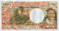 p3A from New Hebrides: 500 Francs from 1943