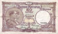 p111a from Belgium: 20 Francs from 1940